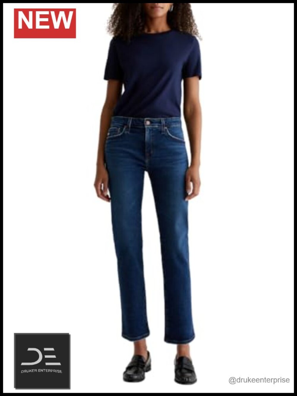 AG Adriano Goldschmied Ex-Boyfriend Slouchy Slim Jeans Mid Rise Straight Leg